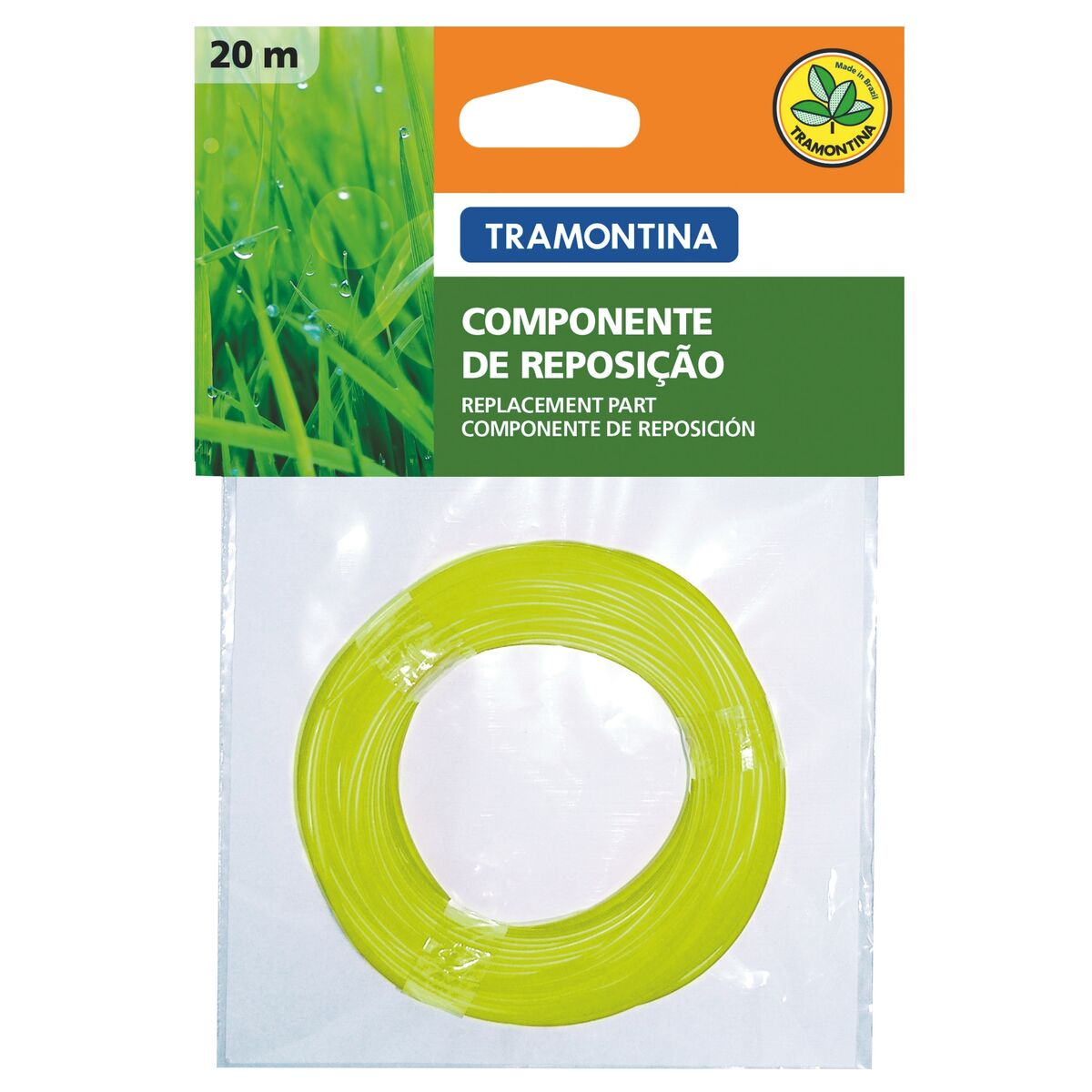 FIO NYLON 1,8MM 20M P/ JARDIM