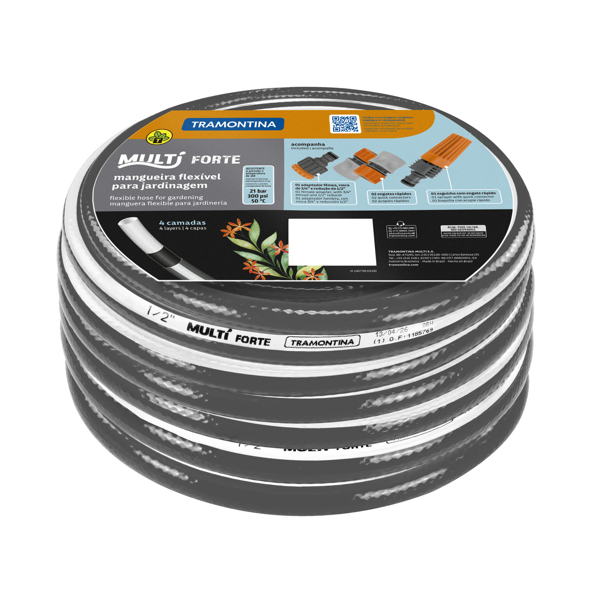 MANGUEIRA JARD MULTI FORTE 1/2 C/EN