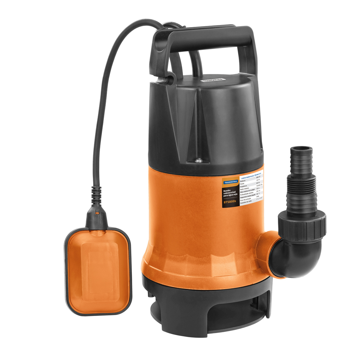 BOMBA SUBMERS. AGUA SUJA 800W 127V