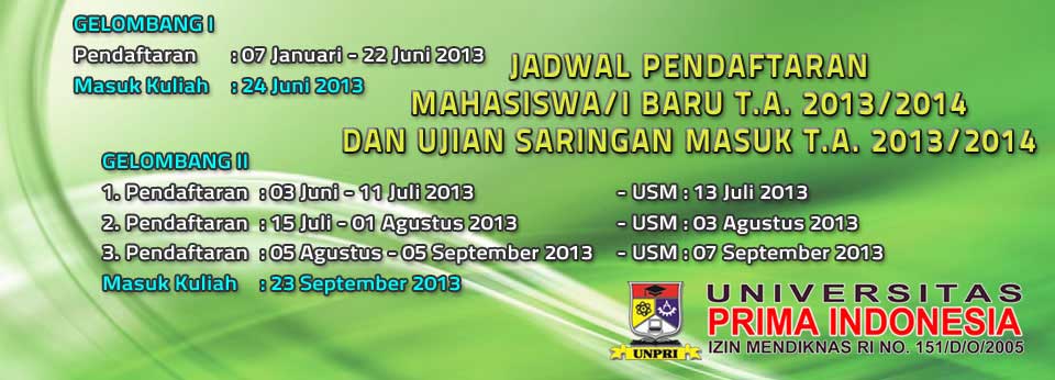 Pendaftaran T.A. 2013/2014