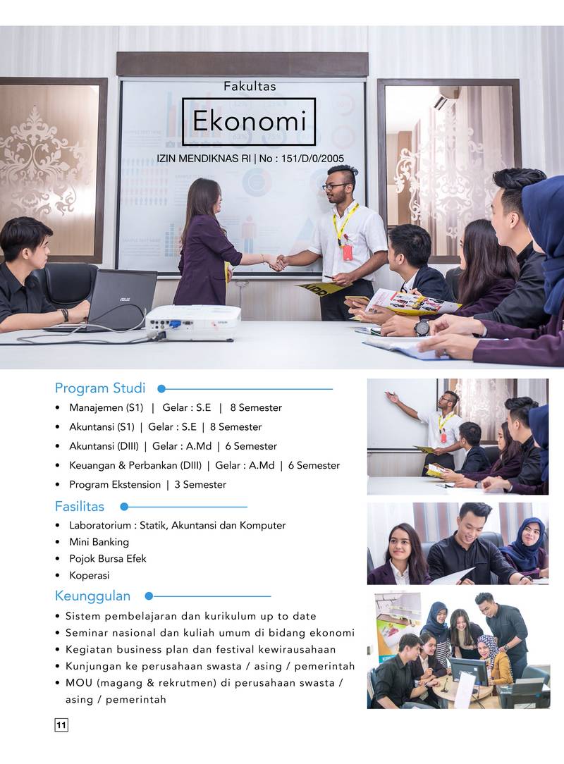 Universitas Prima Indonesia - Profil - Informasi T.A. 2016 