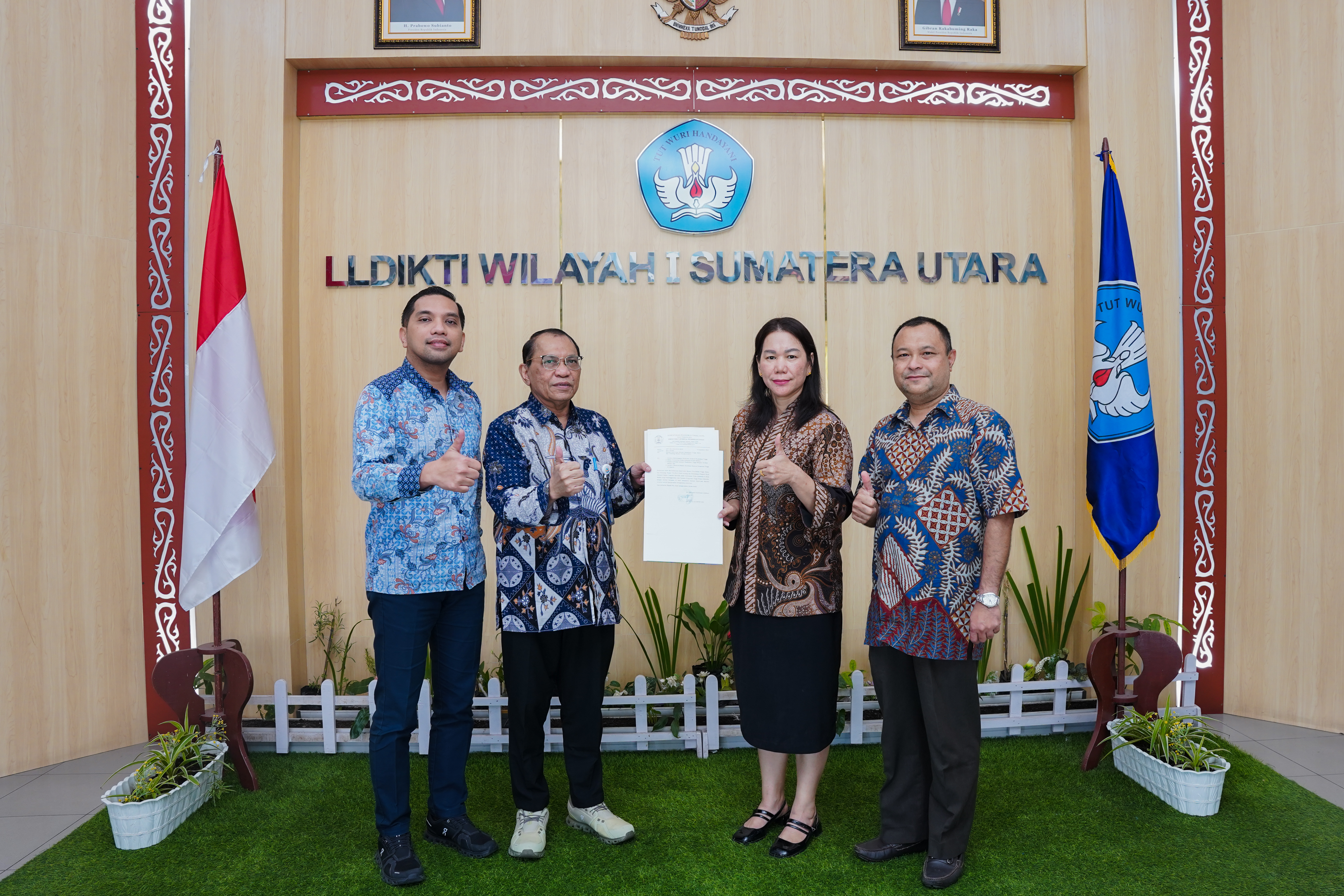 Decree handover ceremony