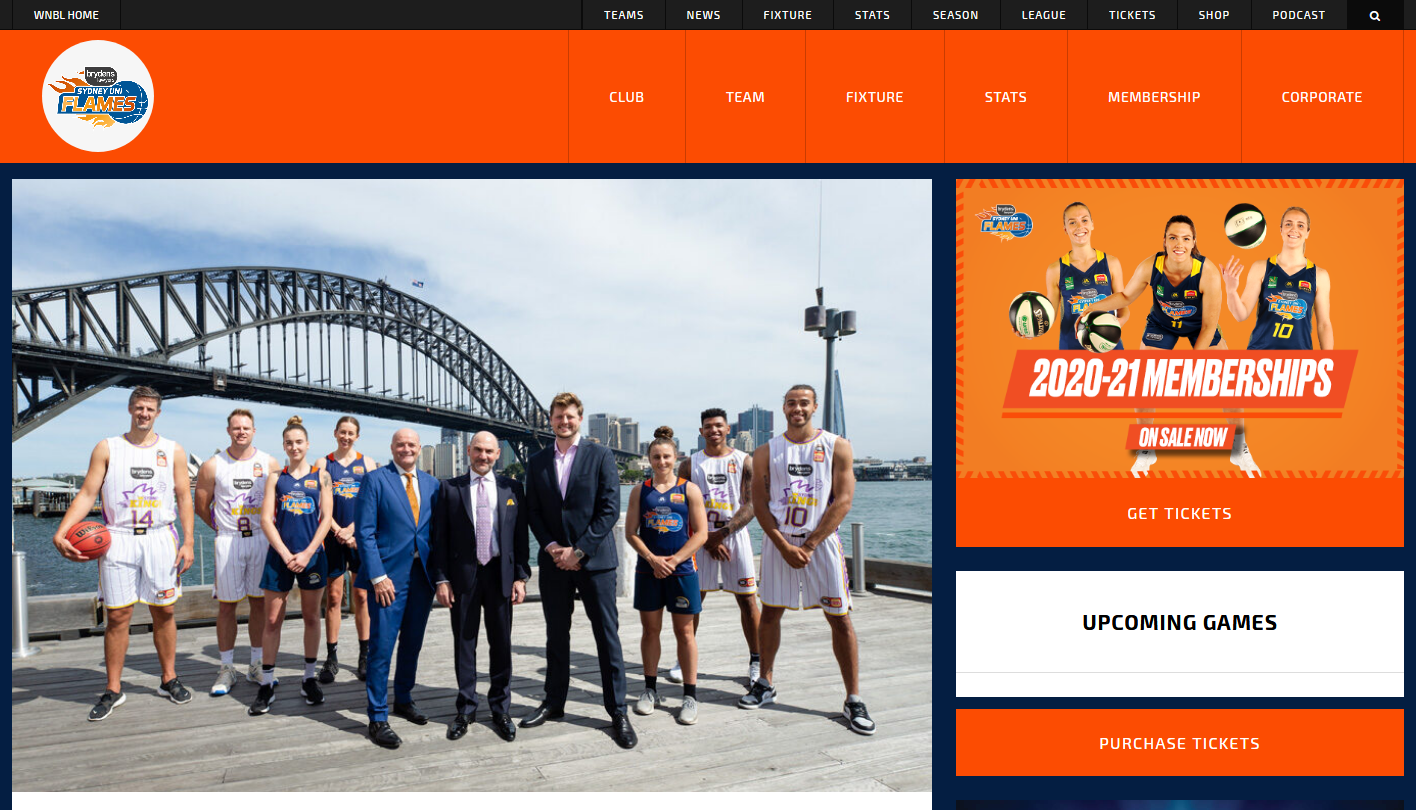 Sydney Flames Verlete Sports