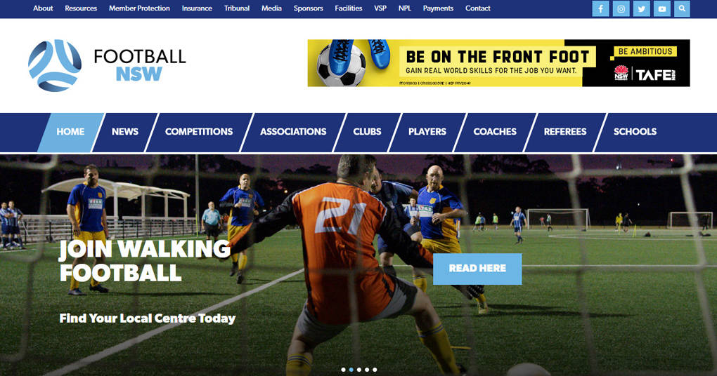 Football NSW Verlete Sports