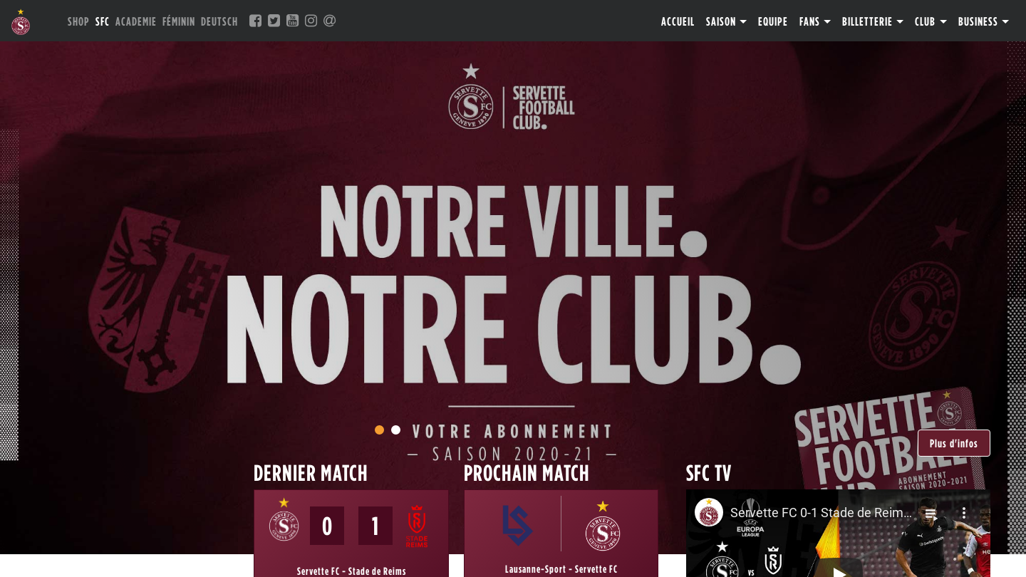 Servette FC - About & Contact Details