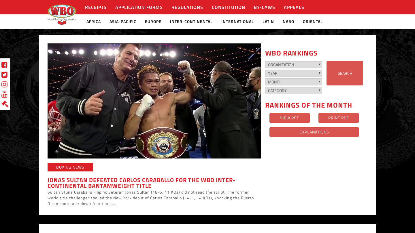 World Boxing Organization Verlete Sports