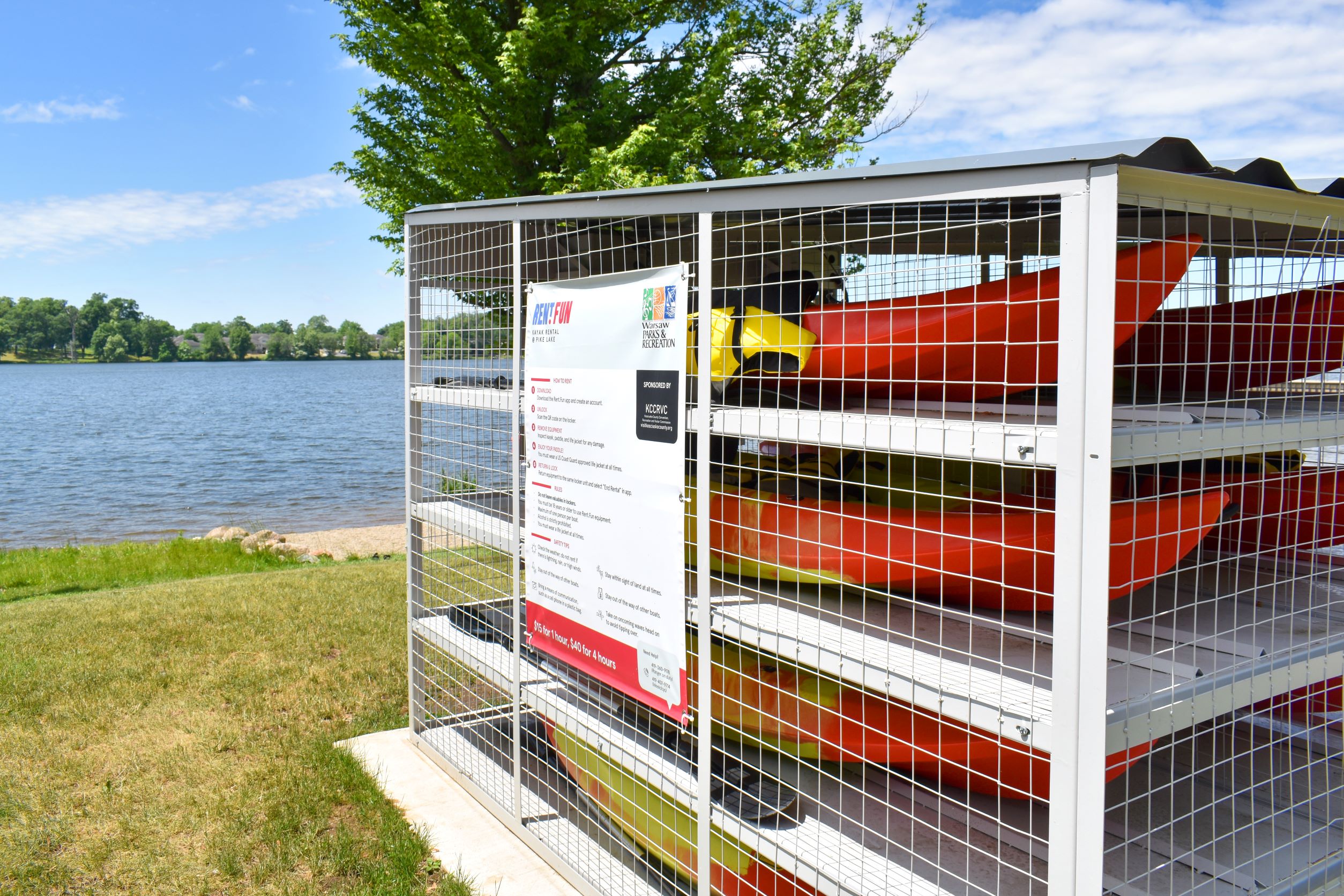 Warsaw Parks Department Kayak Rental Visit Kosciusko County