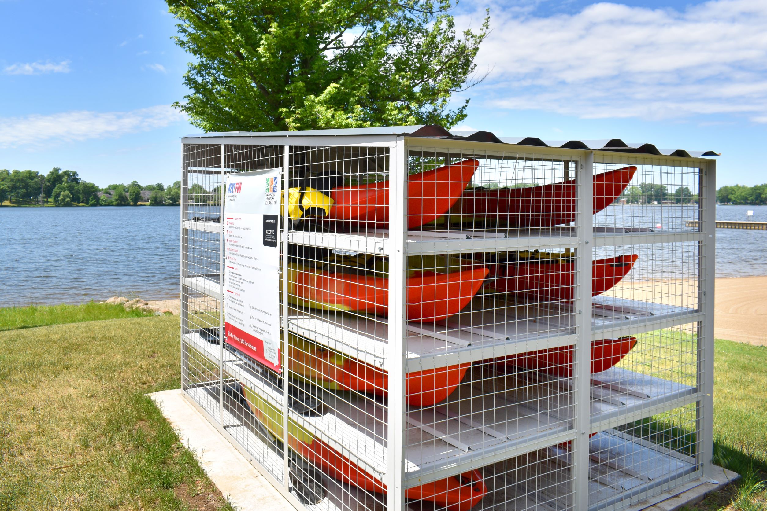 Warsaw Parks Department Kayak Rental Visit Kosciusko County