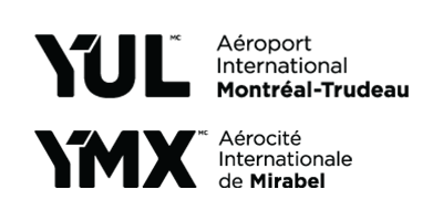 Logo noir aeroports de montreal