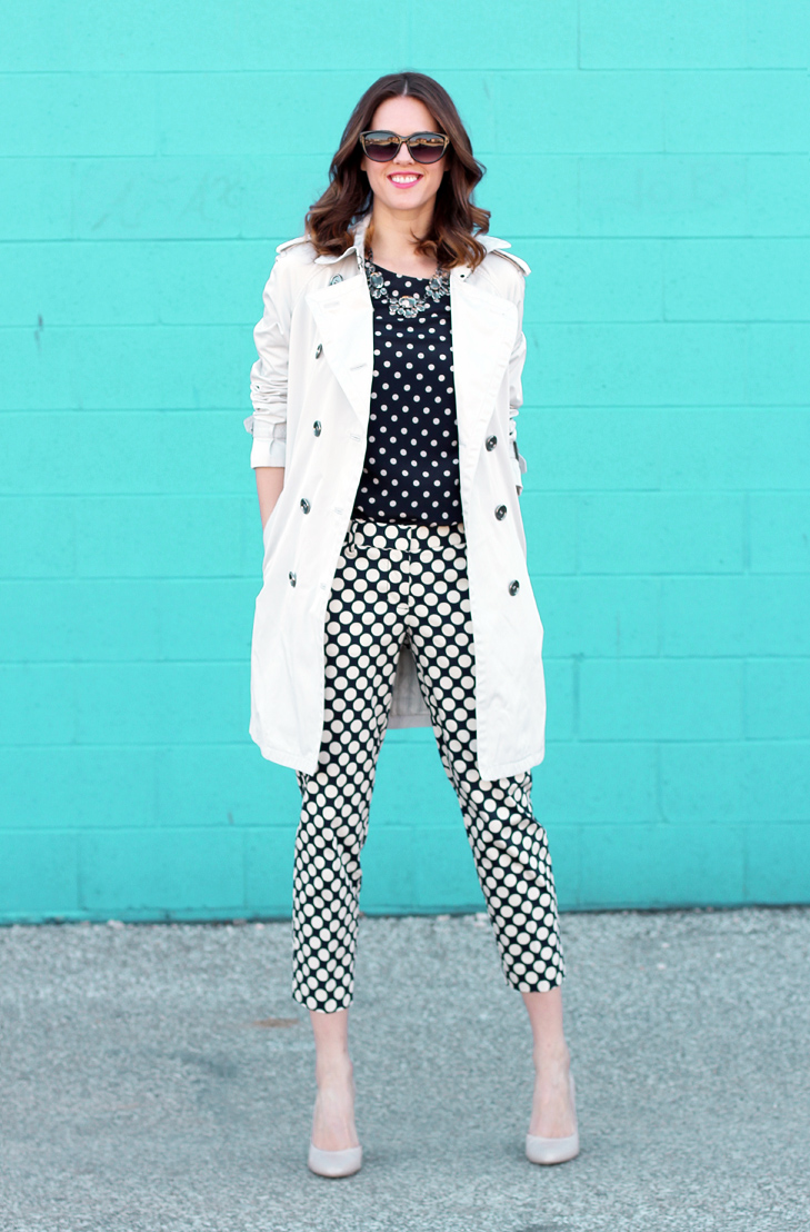 What I Wore: Polka Party, Jessica Quirk, @whatiwore, Polka Dots