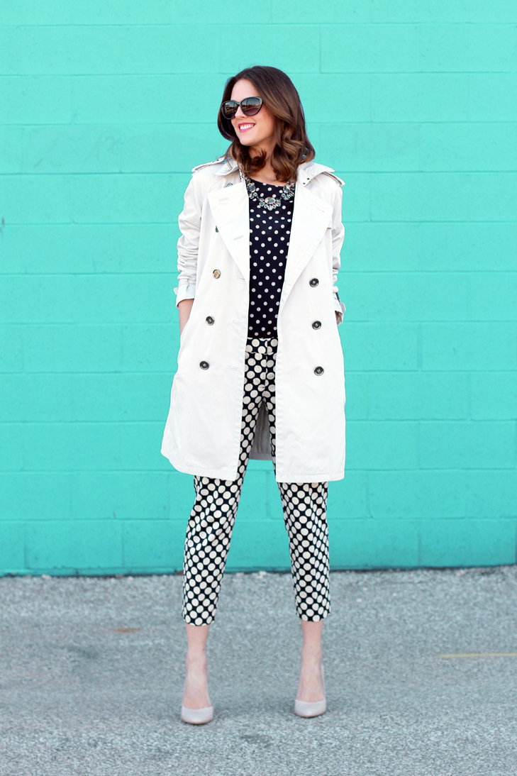 What I Wore: Polka Party, Jessica Quirk, @whatiwore, Polka Dots