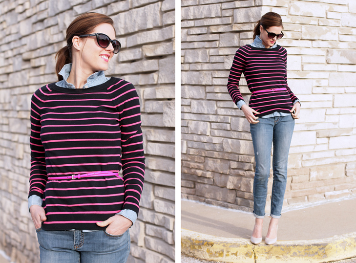 What I Wore: Stripes & Chambray, Jessica Quirk, whatiwore.tumblr.com
