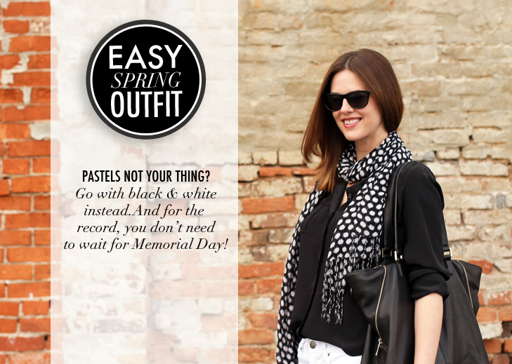 What I Wore: Quick Combo, Jessica Quirk, whatiwore.tumblr.com, Black and White