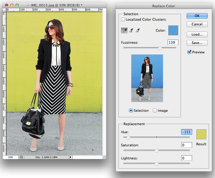 Creating Colorful Backgrounds using Photoshop via What I Wore, What I Wore, Jessica Quirk, Pro-Tips, Blogging, Fashion Blogging Tips