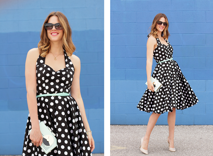 What I Wore: Radio Radio, Jessica Quirk, Black and White Polka Dots, Polka Dots, whatiwore.tumblr.com