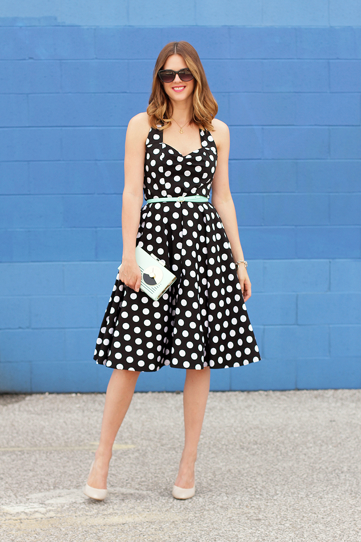 What I Wore: Radio Radio, Jessica Quirk, Black and White Polka Dots, Polka Dots, whatiwore.tumblr.com