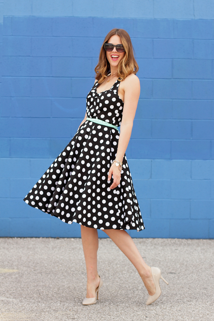 What I Wore: Radio Radio, Jessica Quirk, Black and White Polka Dots, Polka Dots, whatiwore.tumblr.com