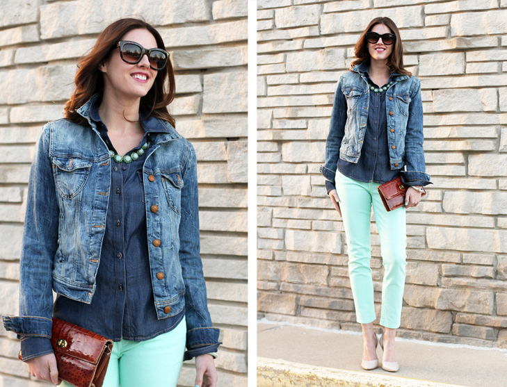 Double Mint on What I Wore, Jessica Quirk, whatiwore.tumblr.com