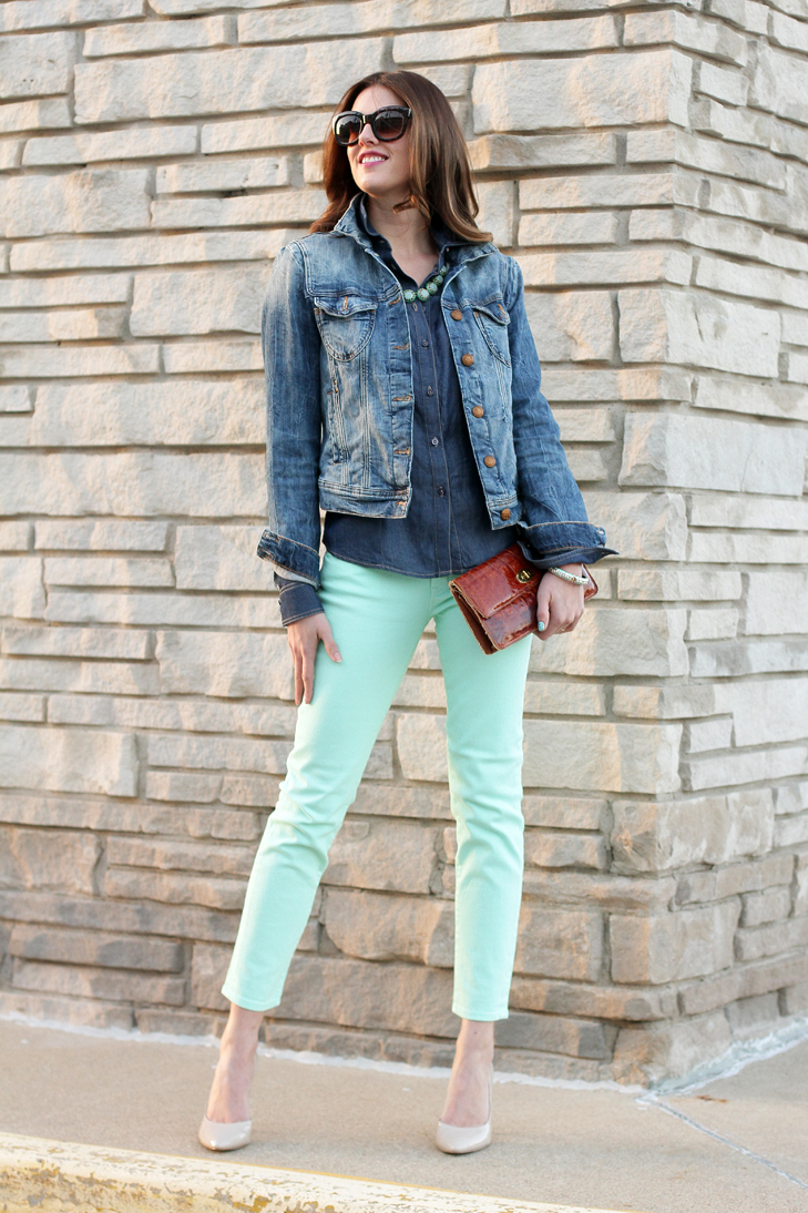 Double Mint on What I Wore, Jessica Quirk, whatiwore.tumblr.com