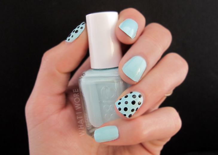 What I Wore, Mint Manicure, Dots, Mint Dots, Jessica Quirk, What i Wore, whatiwore.tumblr.com