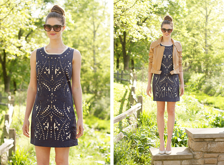 What I Wore: Modern Mod, Jessica Quirk, whatiwore.tumblr.com, eyelet dress