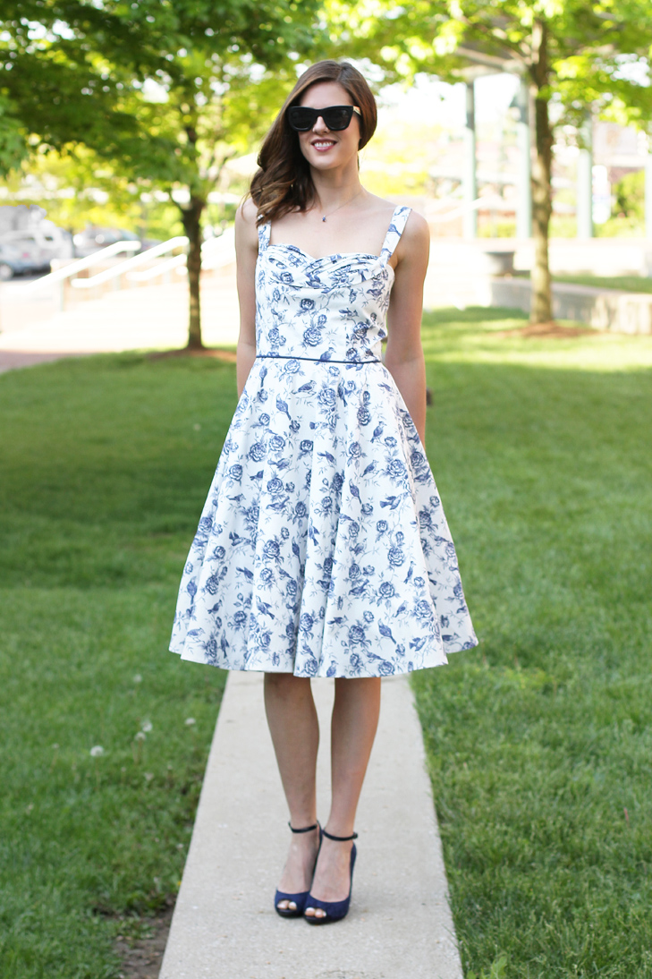 What I Wore: Vintage Toile, Jessica Quirk, Sewing, Butterick 5882, B5882, whatiwore.tumblr.com
