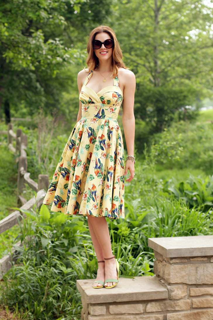 What I Wore: Parrots and Pineapple, Jessica Quirk, whatiwore.tumblr.com