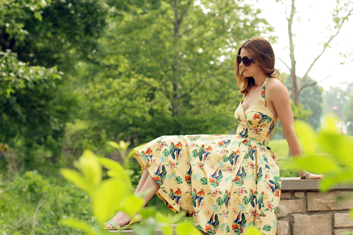 What I Wore: Parrots and Pineapple, Jessica Quirk, whatiwore.tumblr.com