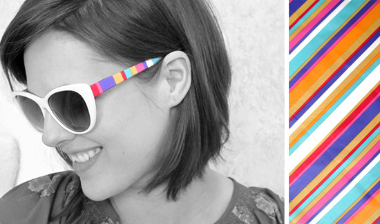 DIY, Do It Yourself, Do-It-Yourself, Sunglasses, Do it yourself Sunglasses, DIY Sunglasses, Target Sunglasses, Jessica Quirk, What I Wore, Projects, Weekend Projects, White sunglasses, Rainbow Sunglasses