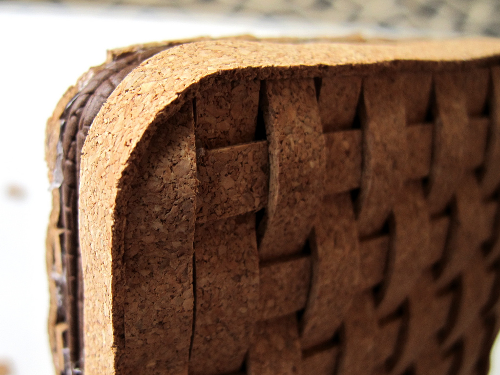 DIY Cork Clutch on What I Wore