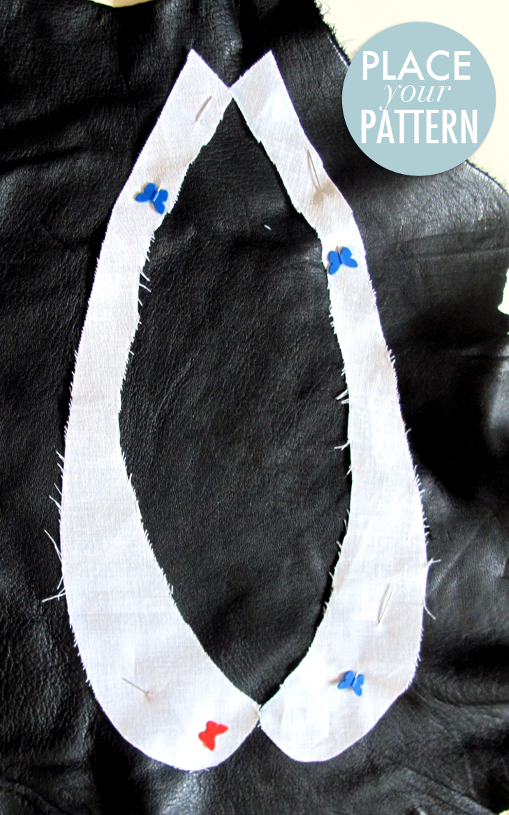 DIY Leather Collar on What I Wore