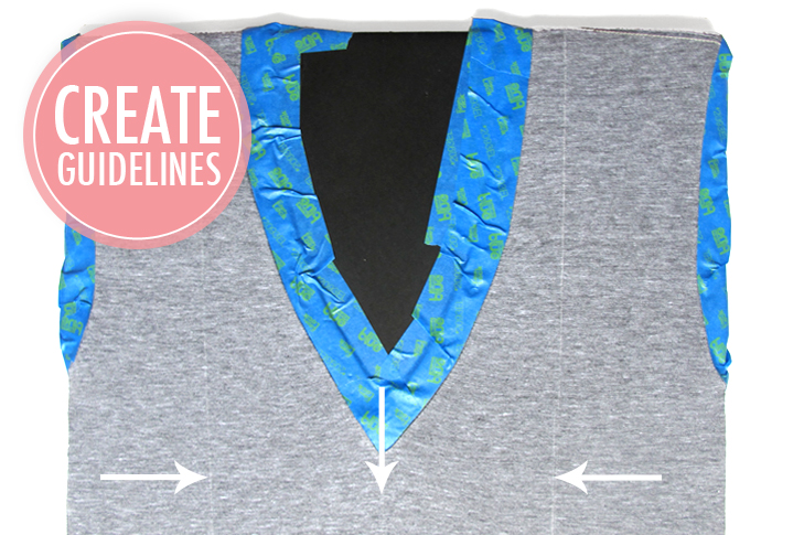 DIY, Chevron Tee Shirt, How to paint chevrons with painter's tape, Painter's Tape Projects for Clothes, What I Wore DIY, What I Wore, Jessica Quirk, Scotch Blue Painter's Tape,