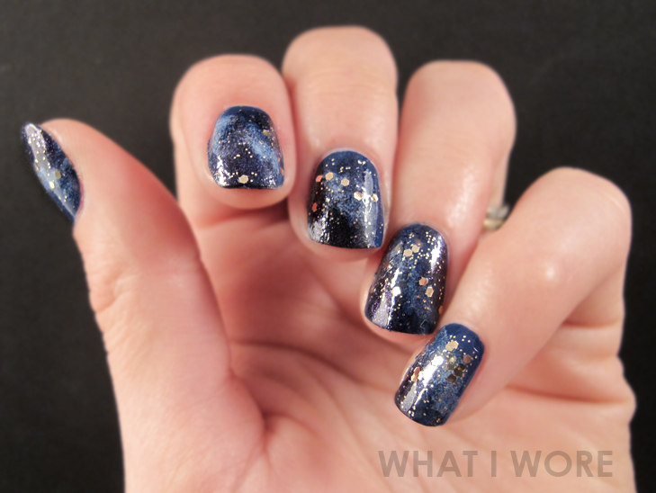Silent Night Nails, Christmas Manicures, Jessica Quirk, Saturday Morning Manicure, Nail Art, OPI, Essie, Sephora, Nicole by OPI