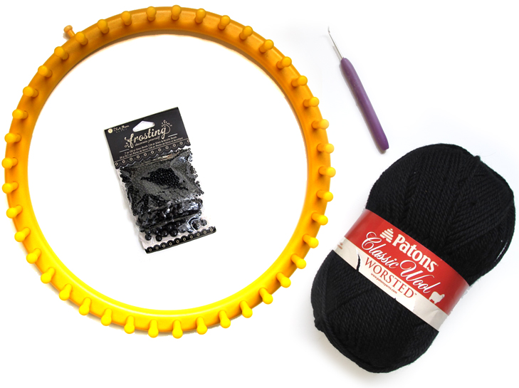 Jessica Quirk DIY, DIY knit hat, jeweled knit hat, How to use a Knifty Knitter, Knifty Knitter, What i Wore, What I Wore blog, What I Wore DIY,