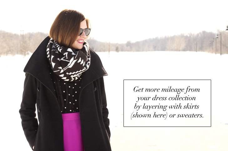 What I Wore, What I Wore Jessica, Jessica Quirk, Fashion Blogger, Style Blogger, How to wear a dress as a top, Target black and white scarf