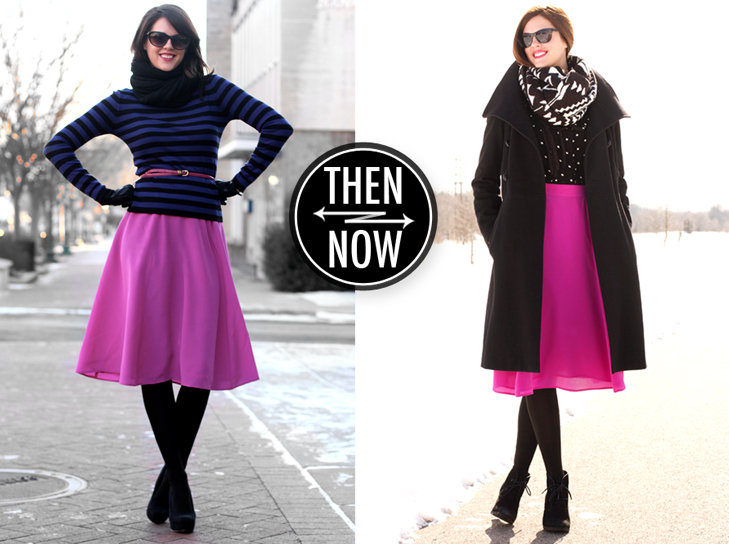 What I Wore, What I Wore Jessica, Jessica Quirk, Fashion Blogger, Style Blogger, How to wear a dress as a top, Target black and white scarf