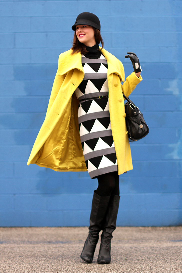 Jessica Quirk of What I Wore, Fashion Blog, Winterize a Summer Dress