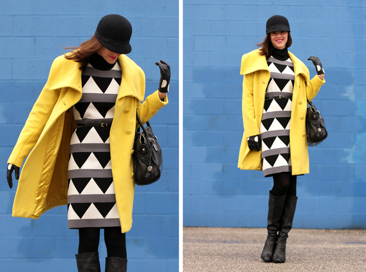Jessica Quirk of What I Wore, Fashion Blog, Winterize a Summer Dress