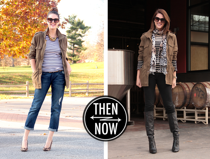 Fashion Blog, Fashion Blogger, Jessica Quirk, What I Wore, Army Jacket, How to mix leopard and stripe, What to wear to a brewery, @whatiwore, Style Blogger, Olive, Stripe, Leopard, Black, Great Divide Brewing Company, Denver, Colorado
