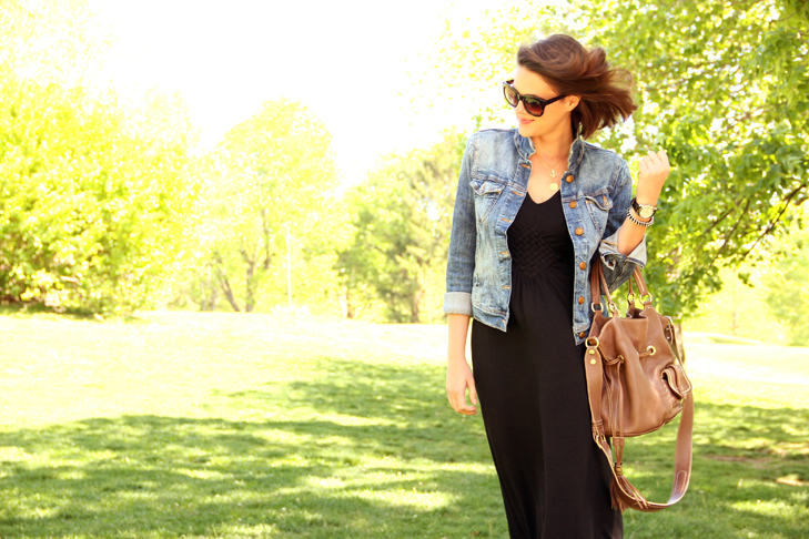 How to wear a maxi dress, how to wear a jean jacket, jean jacket, maxi dress, accessorizing maxi dress, what i wore, style blog, style blogs, outfit blog, outfit blogs, spring outfit,