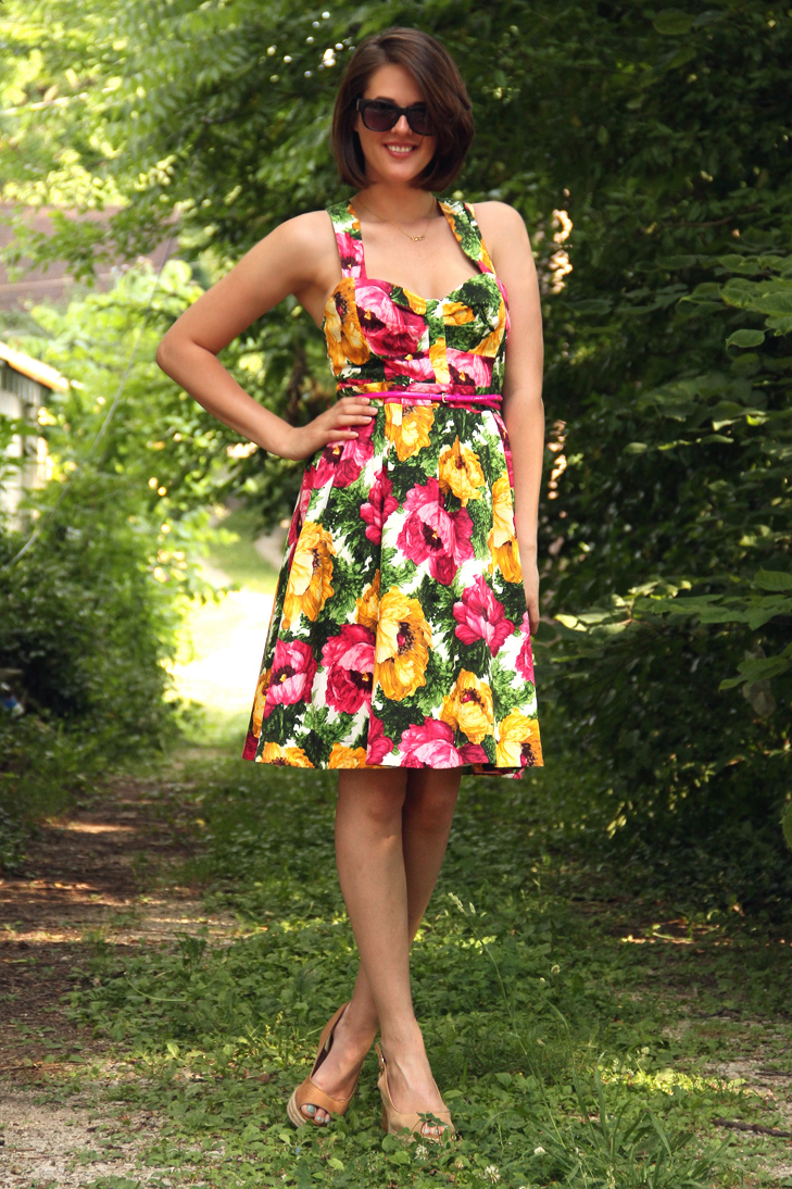 ModCloth Dress, Floral Dress, Jessica Quirk, What I Wore, Cioa Bella, Style Blog, Outfit Blog