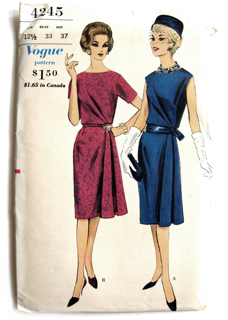 Vogue 4245, Vintage Vogue Pattern, Jessica Quirk, What I Wore