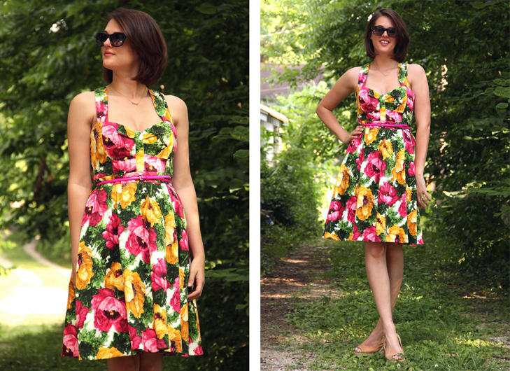 ModCloth Dress, Floral Dress, Jessica Quirk, What I Wore, Cioa Bella, Style Blog, Outfit Blog