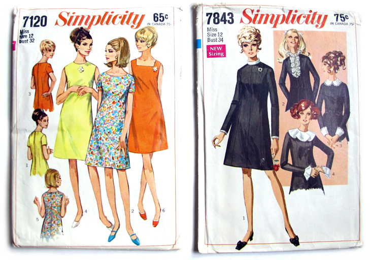Simplicity 7120, Simplicity 7843, Vintage Simplicity Pattern, Jessica Quirk, What I Wore