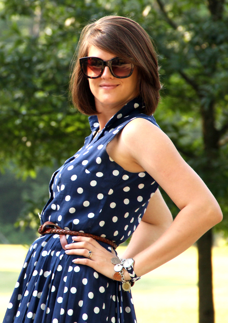 What I Wore, Style Blog, Outfit Blog, Polka Dots, Vintage, Second Hand, Jessica Quirk
