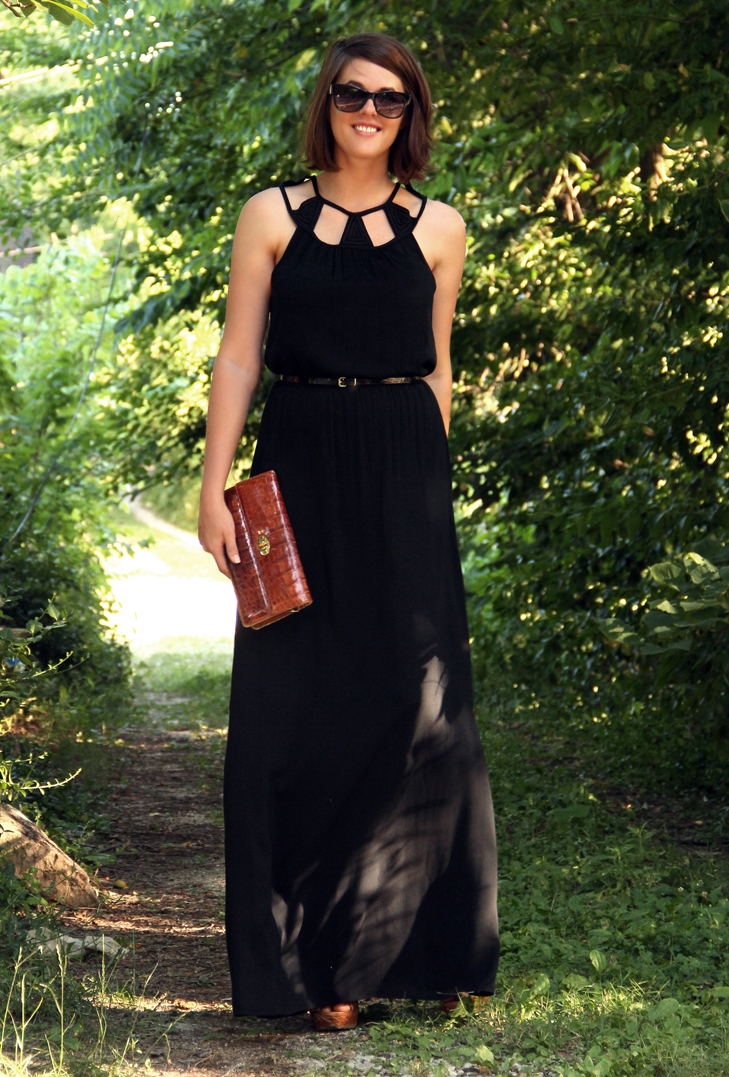 Black Maxi Dress, What I Wore, Jessica Quirk, Style Blog, Outfit Blog