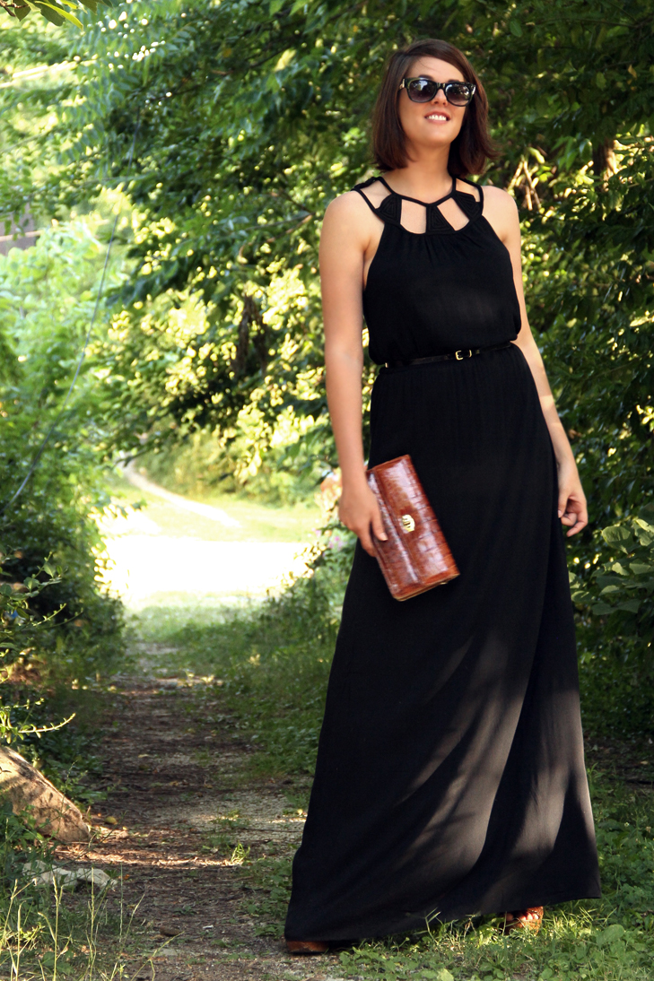 Black Maxi Dress, What I Wore, Jessica Quirk, Style Blog, Outfit Blog