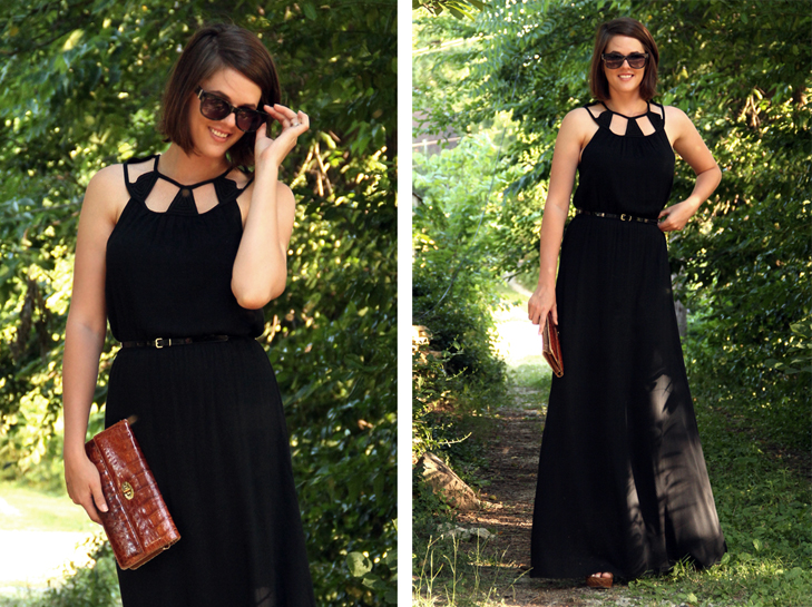 Black Maxi Dress, What I Wore, Jessica Quirk, Style Blog, Outfit Blog
