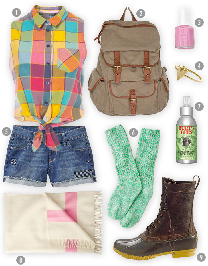 Recipe for Style Glam Camping on What I Wore