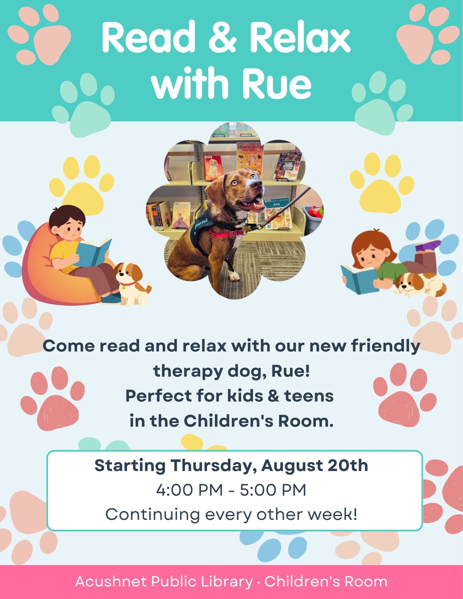 Read and Relax with Rue! image